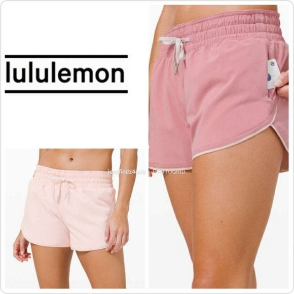 NWT LULULEMON CHOOSE A SIDE SHORT 3” PINK TAUPE REVERSIBLE SIZE 4 - Picture 6 of 9